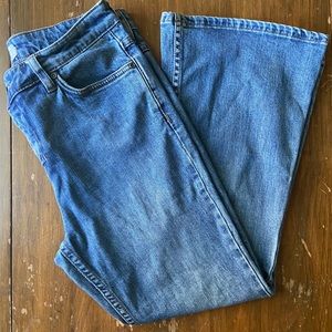 Free People Chloe Crop Flare Jeans Sz 28